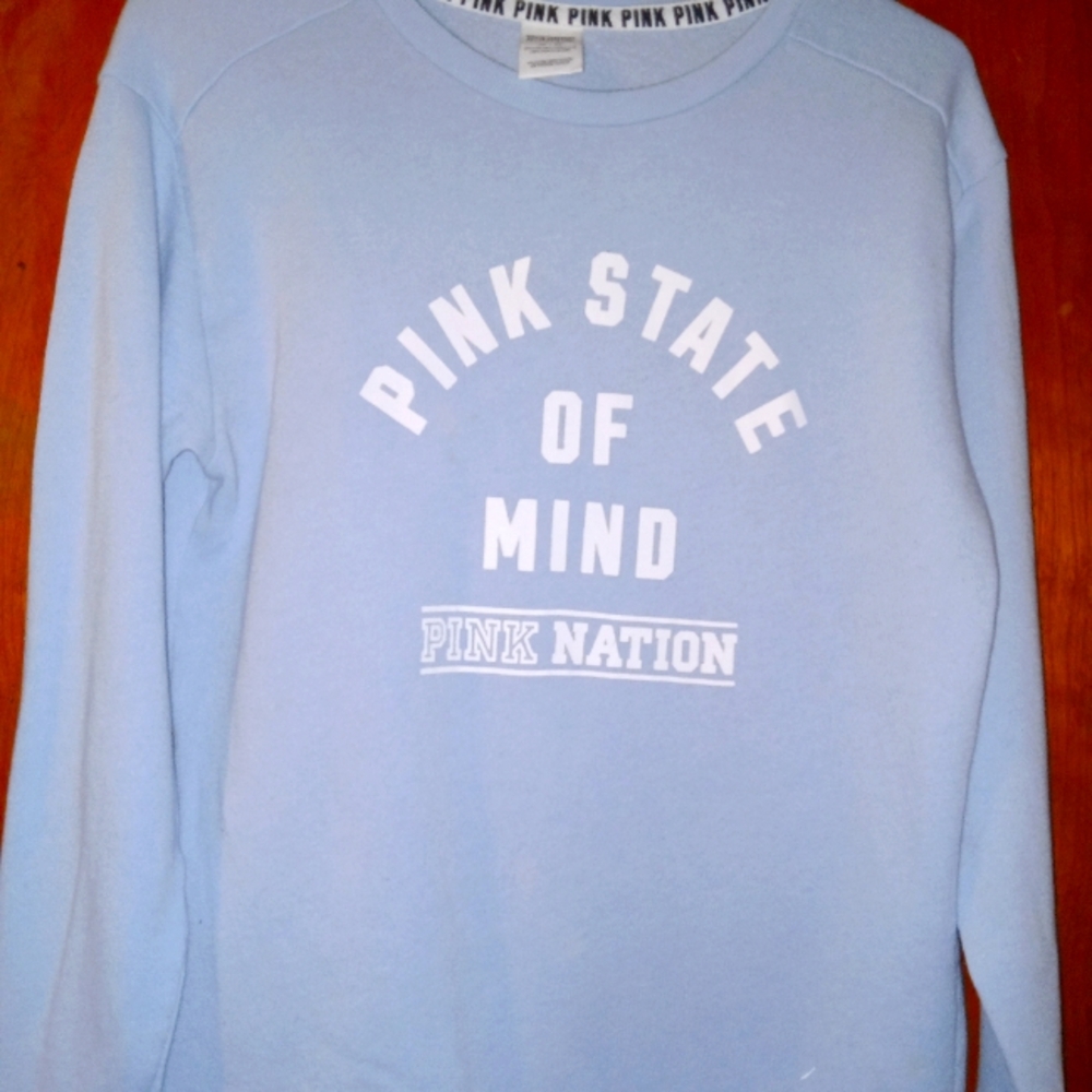 Vintage Pink State of Mind Victoria's Secret sweatshirt